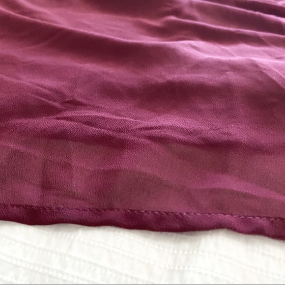 Soiéblu BURGUNDY CREAM BEADED CHIFFON CORSET FORMAL EVENING BALL GOWN DRESS - Picture 11 of 12